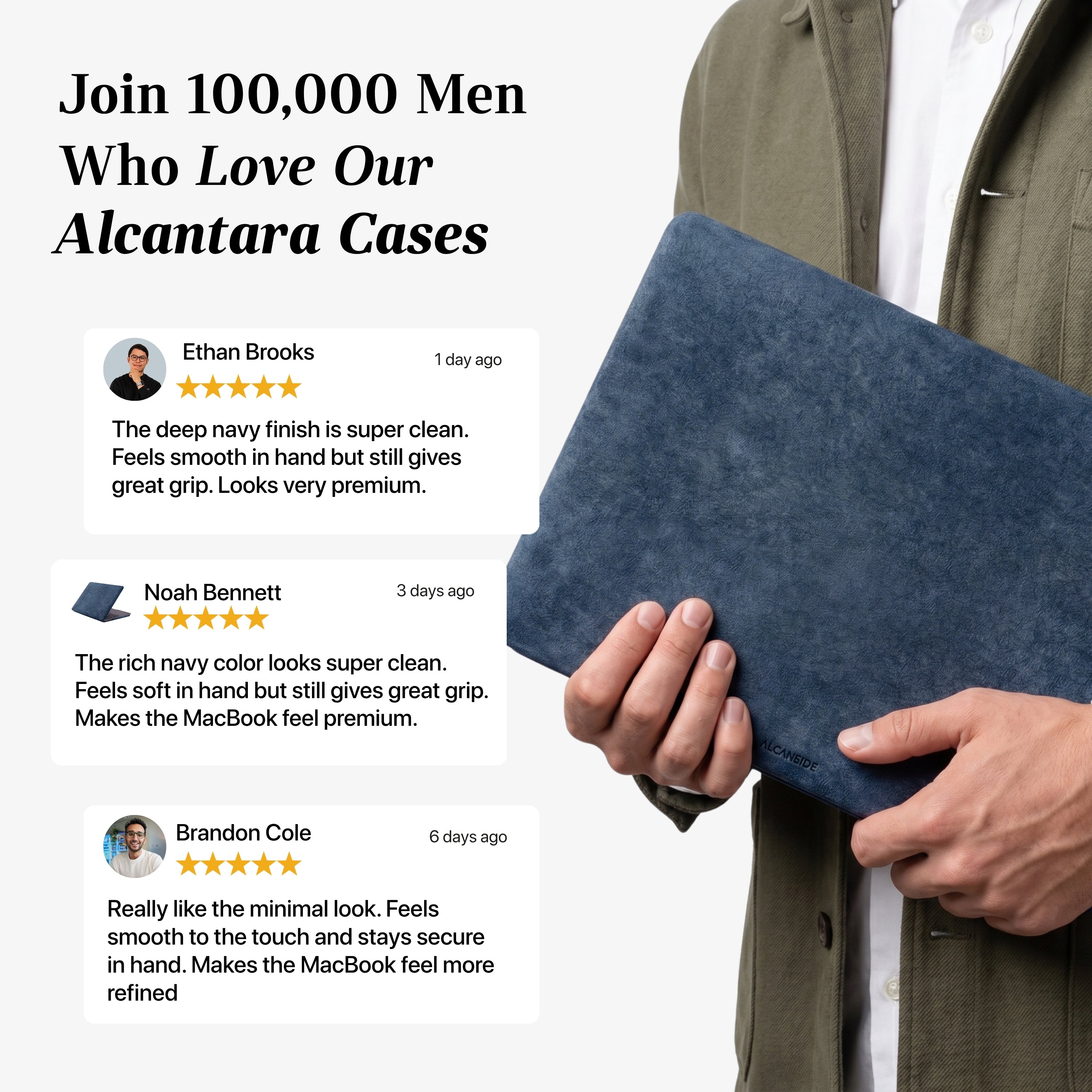 Alcantara MacBook Neo Cover – For 13 inch (2026) – Ocean Blue