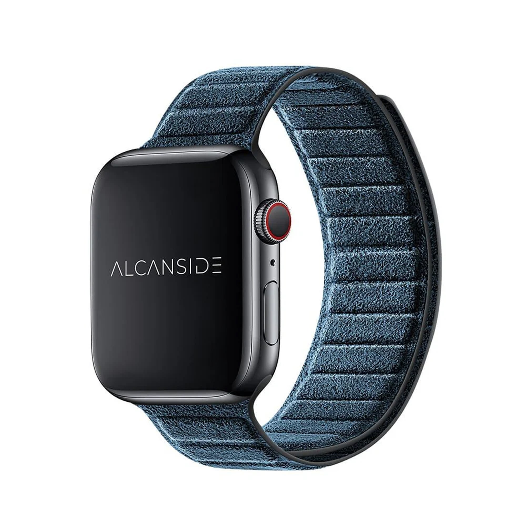 Alcantara Apple Watch Band - Ocean Blue - 42/44/45/46mm & Ultra (49mm)