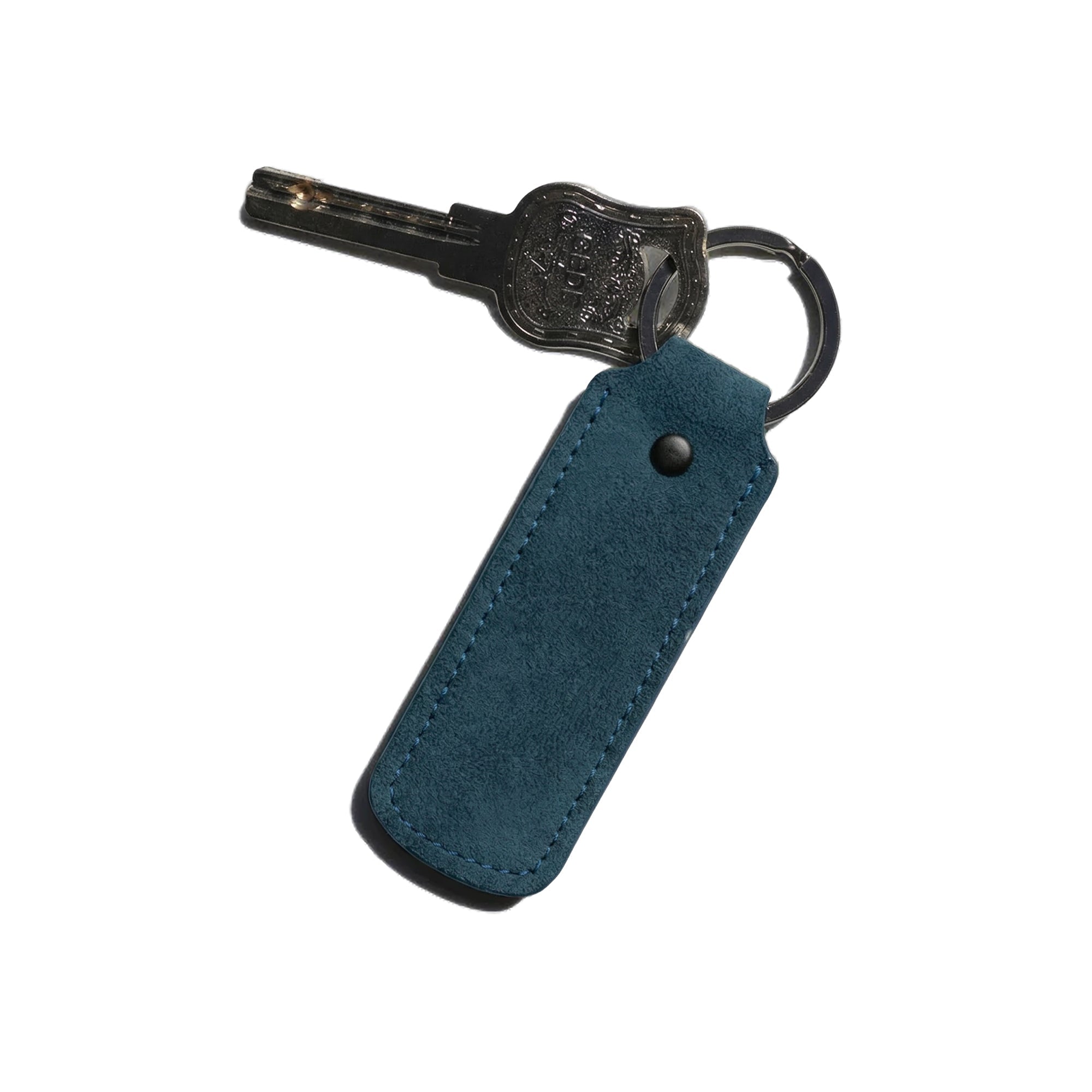 Alcantara Keychain - Navy Blue - Alcanside