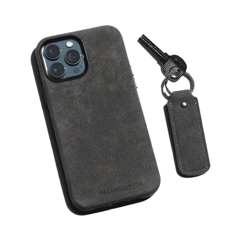 Alcantara Keychain - Space Grey - Alcanside