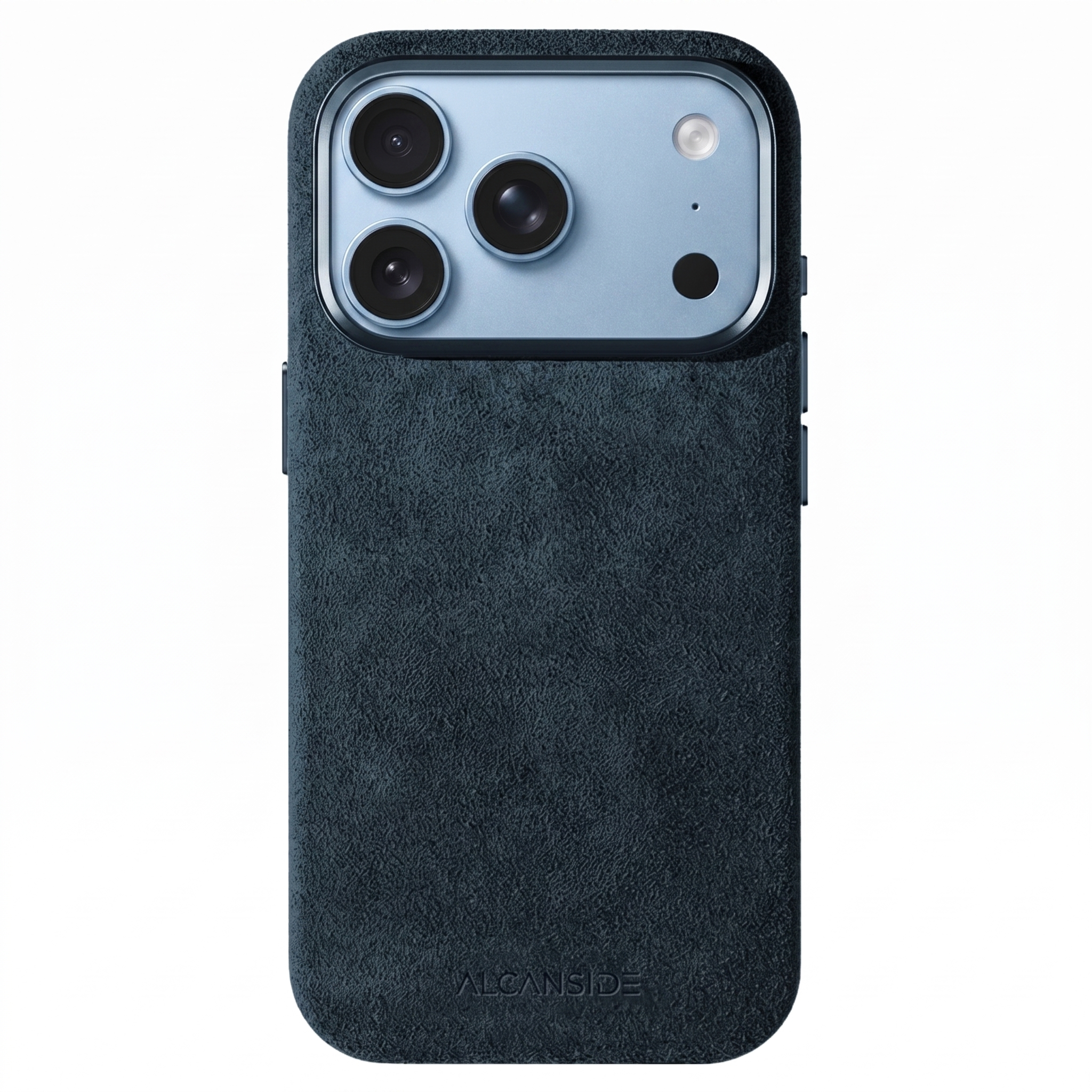 iPhone 18 Pro Max Alcantara Case Navy Blue