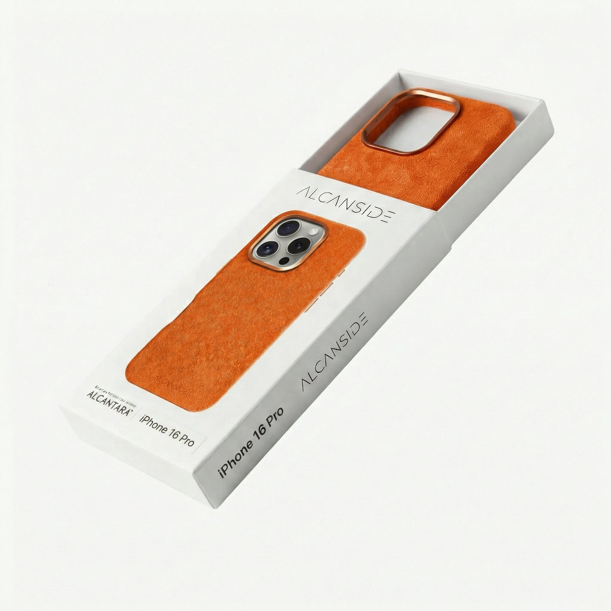 iPhone 16 Pro Max - Alcantara Case - Orange - Alcanside