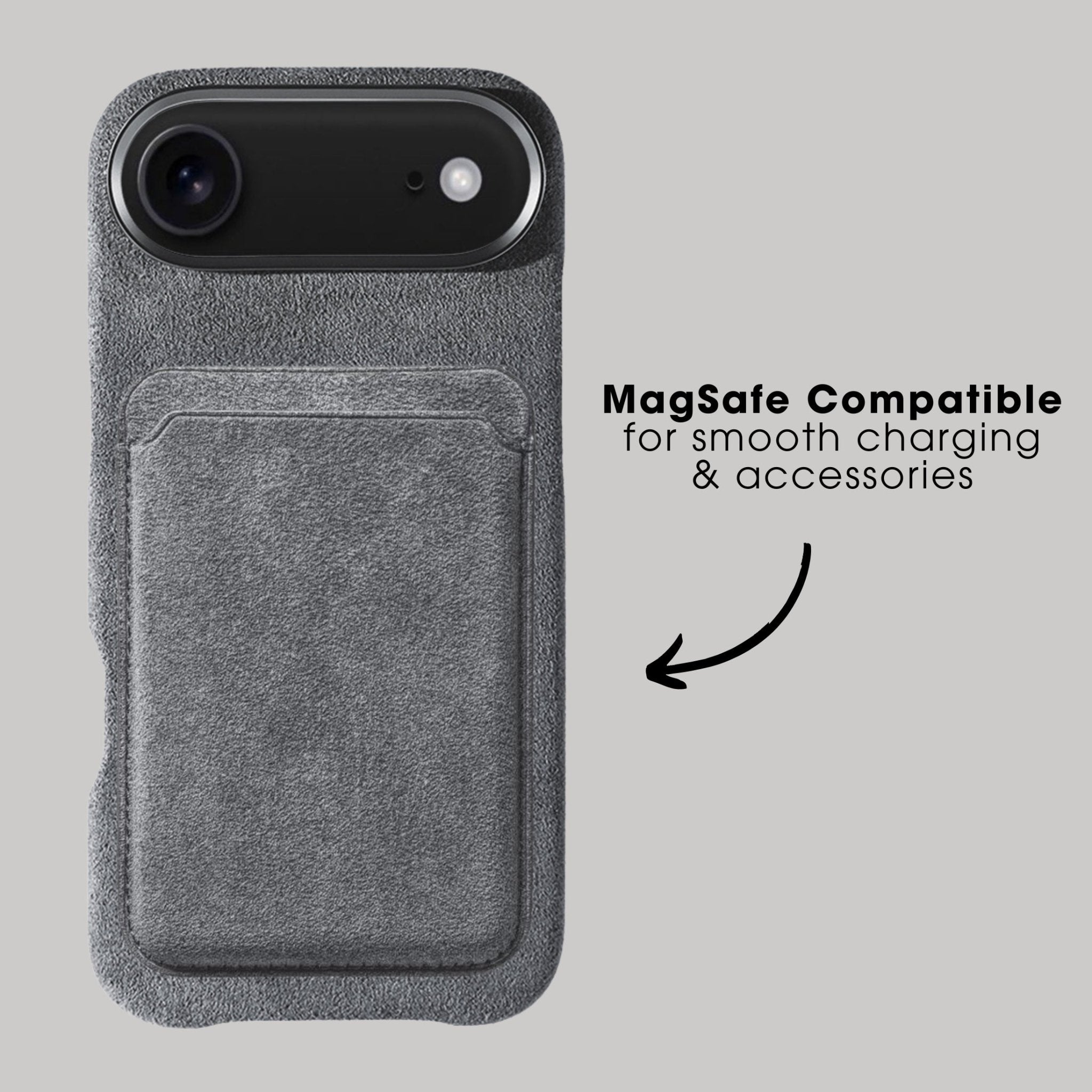 iPhone 17 Air - Alcantara Case - Nardo Gray - Alcanside