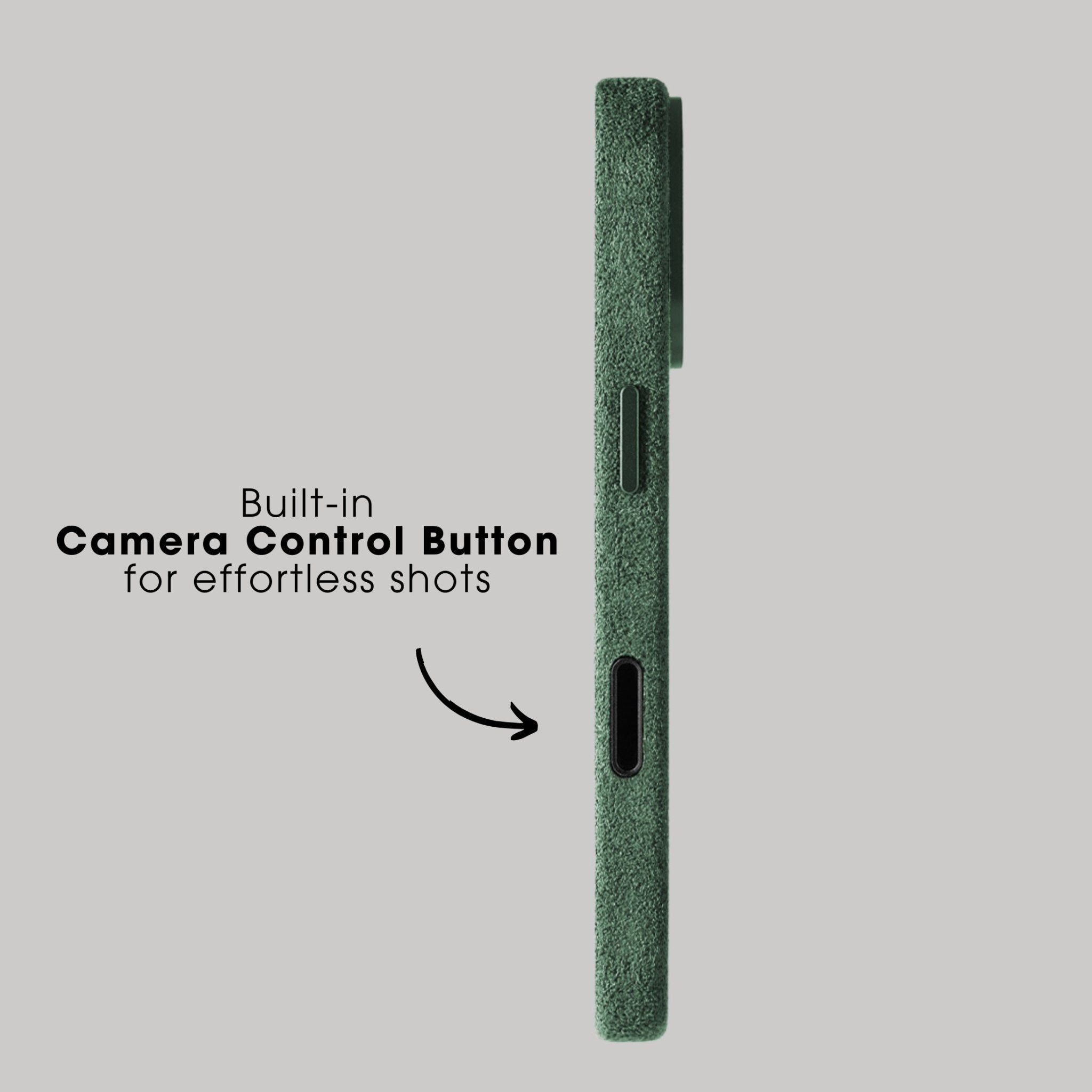 iPhone 17 - Alcantara Case - Midnight Green - Alcanside