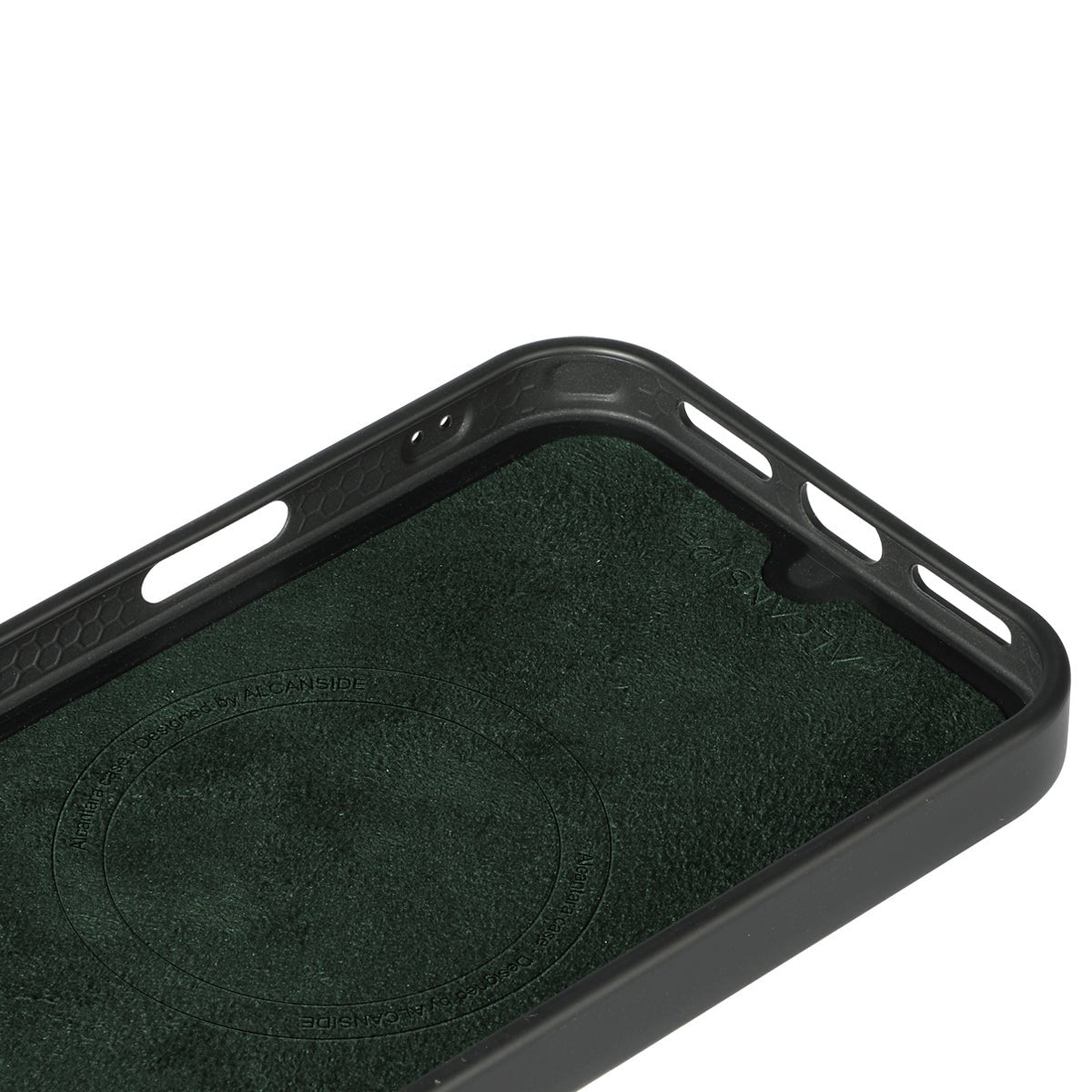 iPhone 17 Pro Max - Alcantara Back Cover - Midnight Green - Alcanside