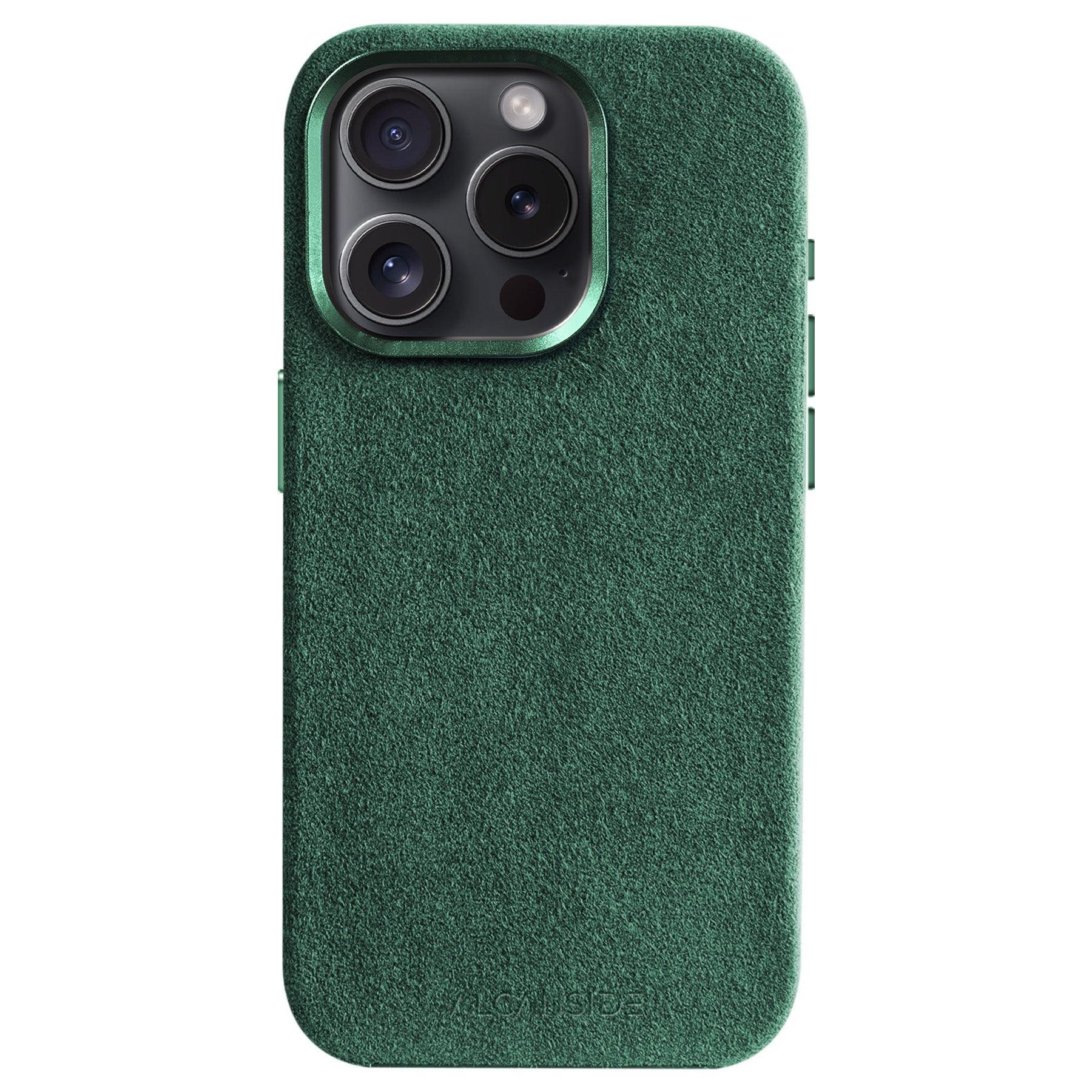 iPhone Alcantara Case - Midnight Green - Alcanside