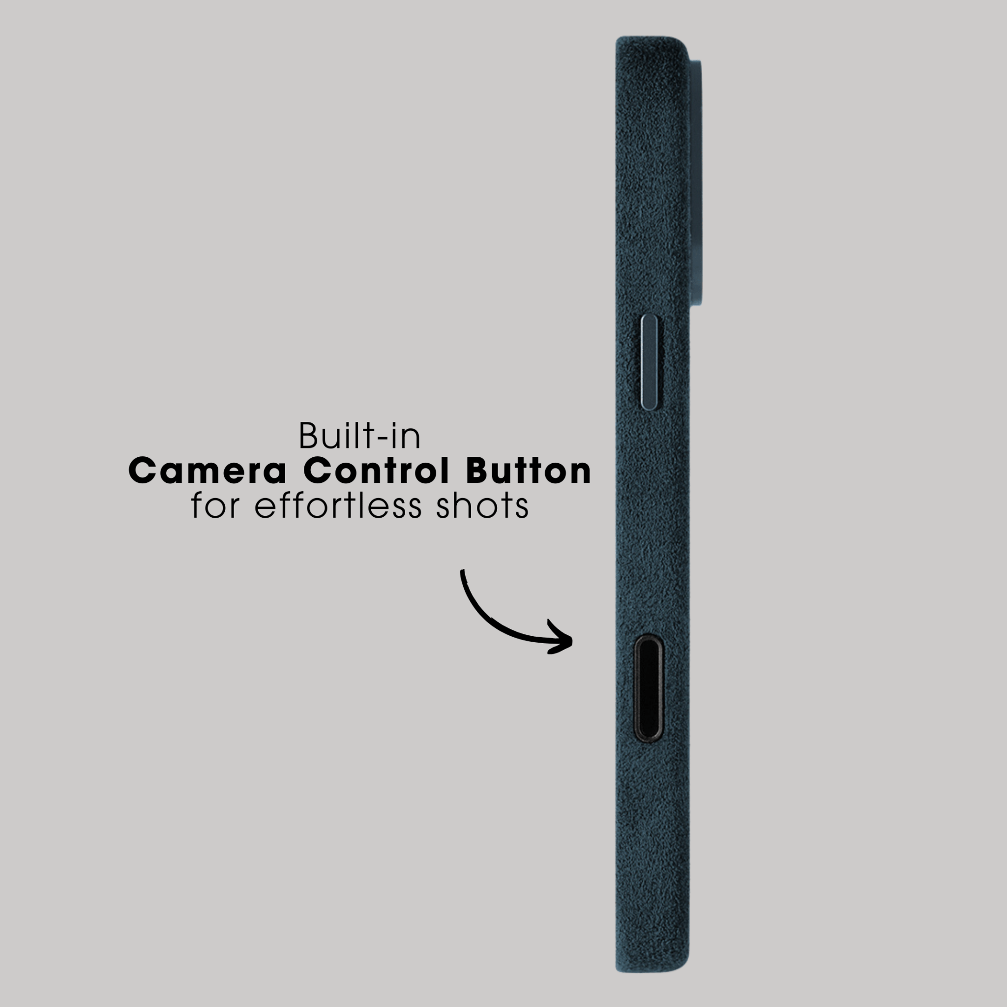 iPhone Alcantara Case - Navy Blue - Alcanside