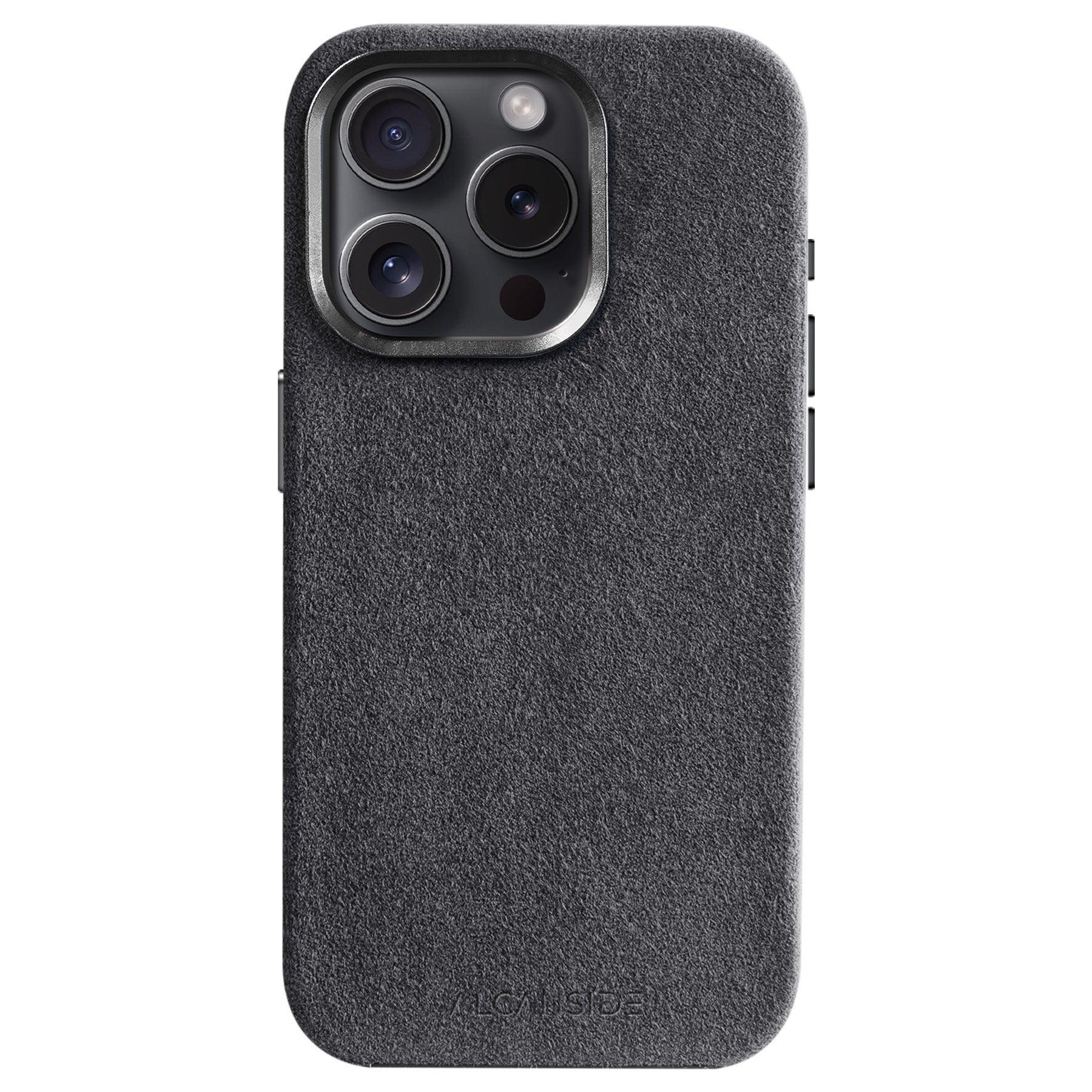 iPhone Alcantara Case - Space Grey - Alcanside