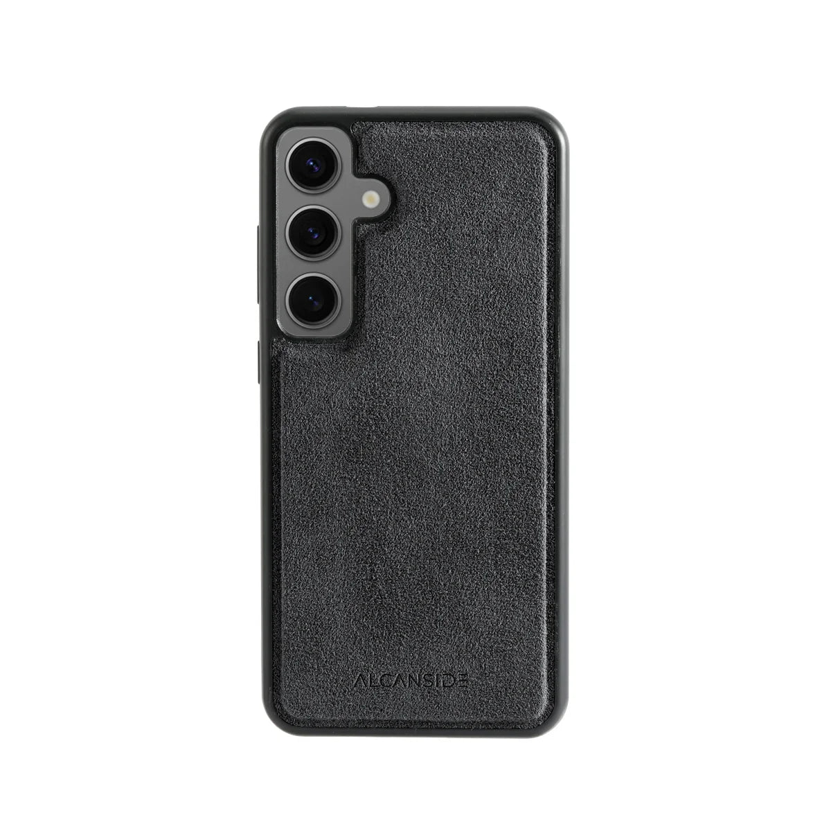 Samsung Galaxy S24 Plus - Alcantara Back Cover - Space Grey - Alcanside