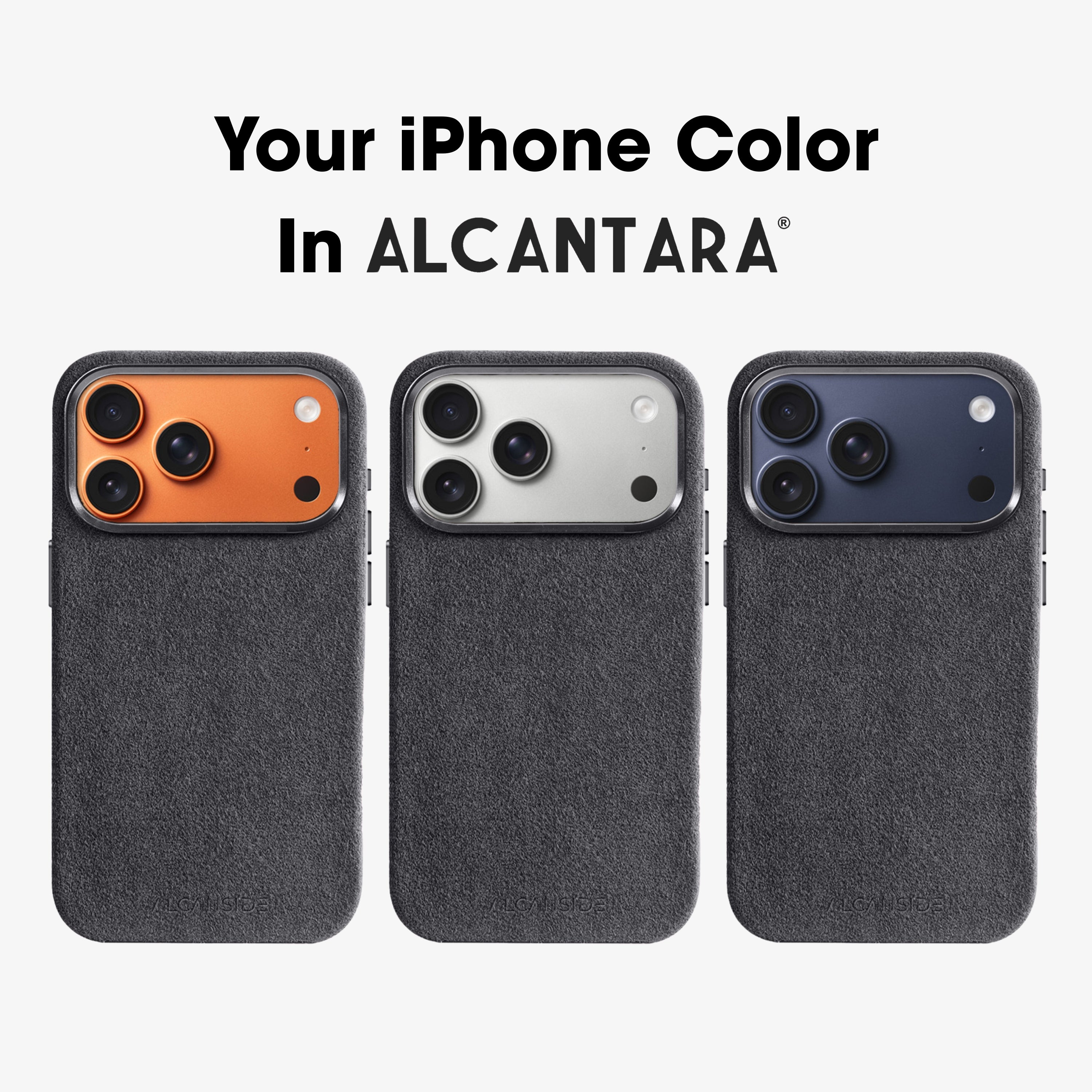 iPhone 17 Pro - Alcantara Case - Space Grey