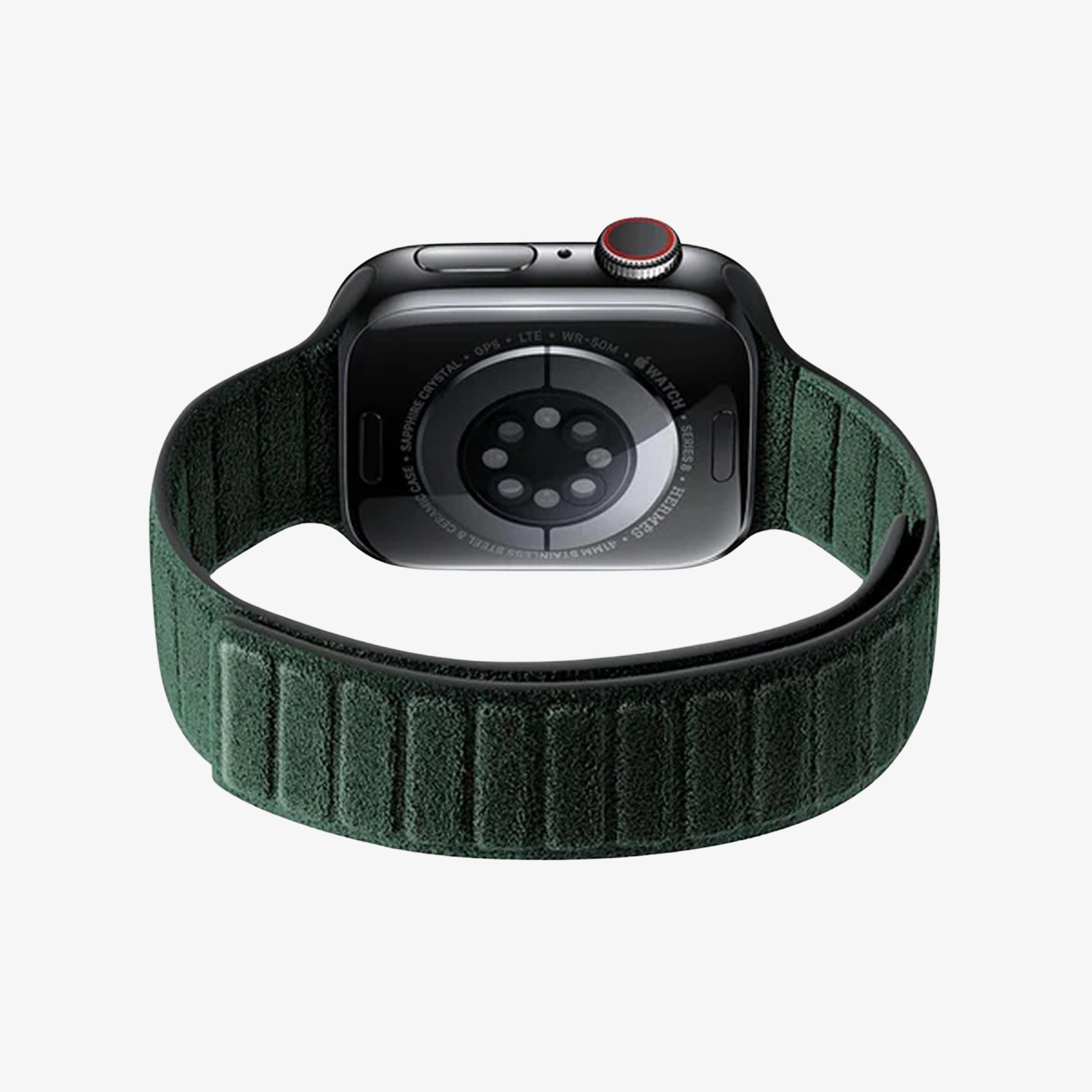 Alcantara Apple Watch Band - Midnight Green - 38/40/41/42mm