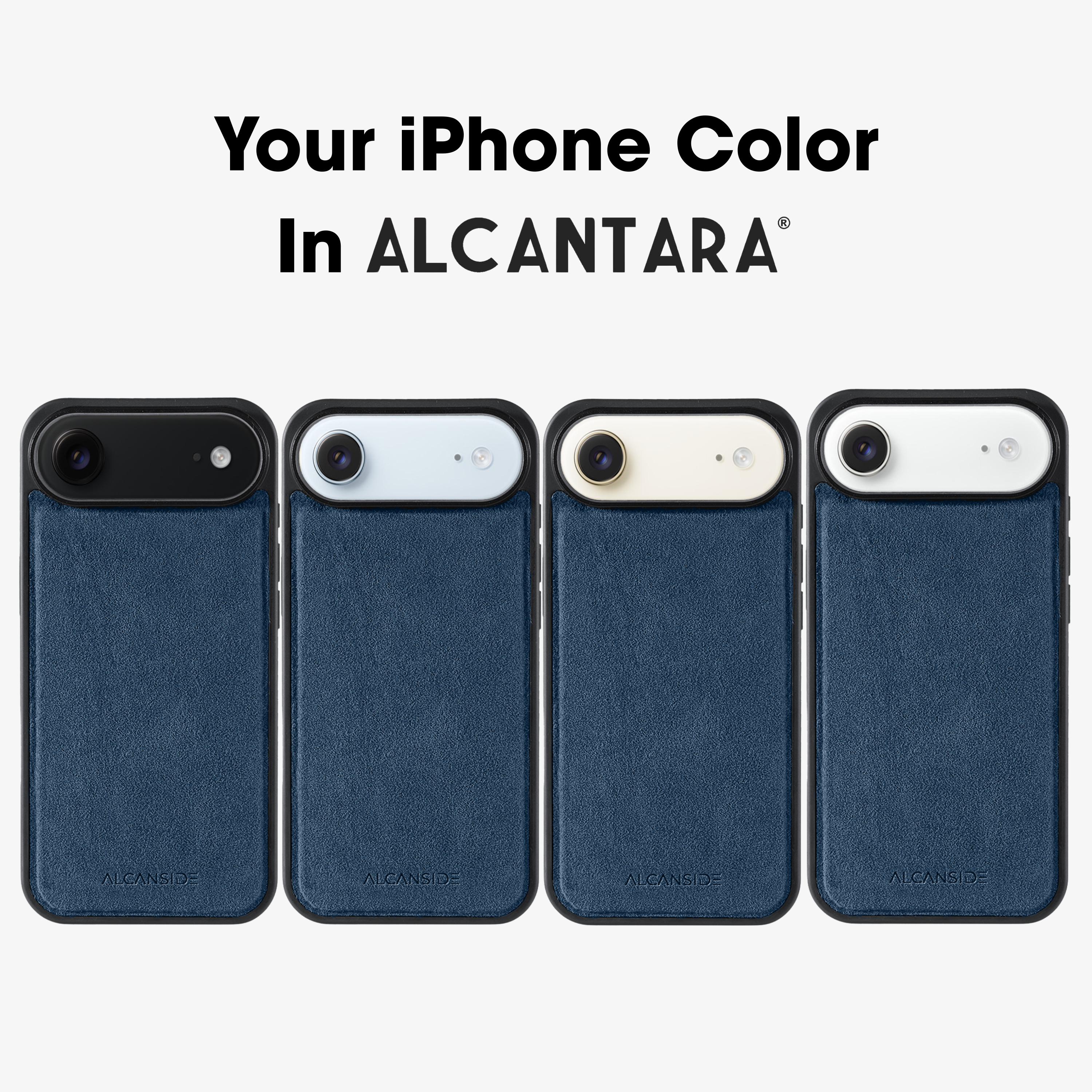 iPhone 17 Air - Alcantara Back Cover - Ocean Blue