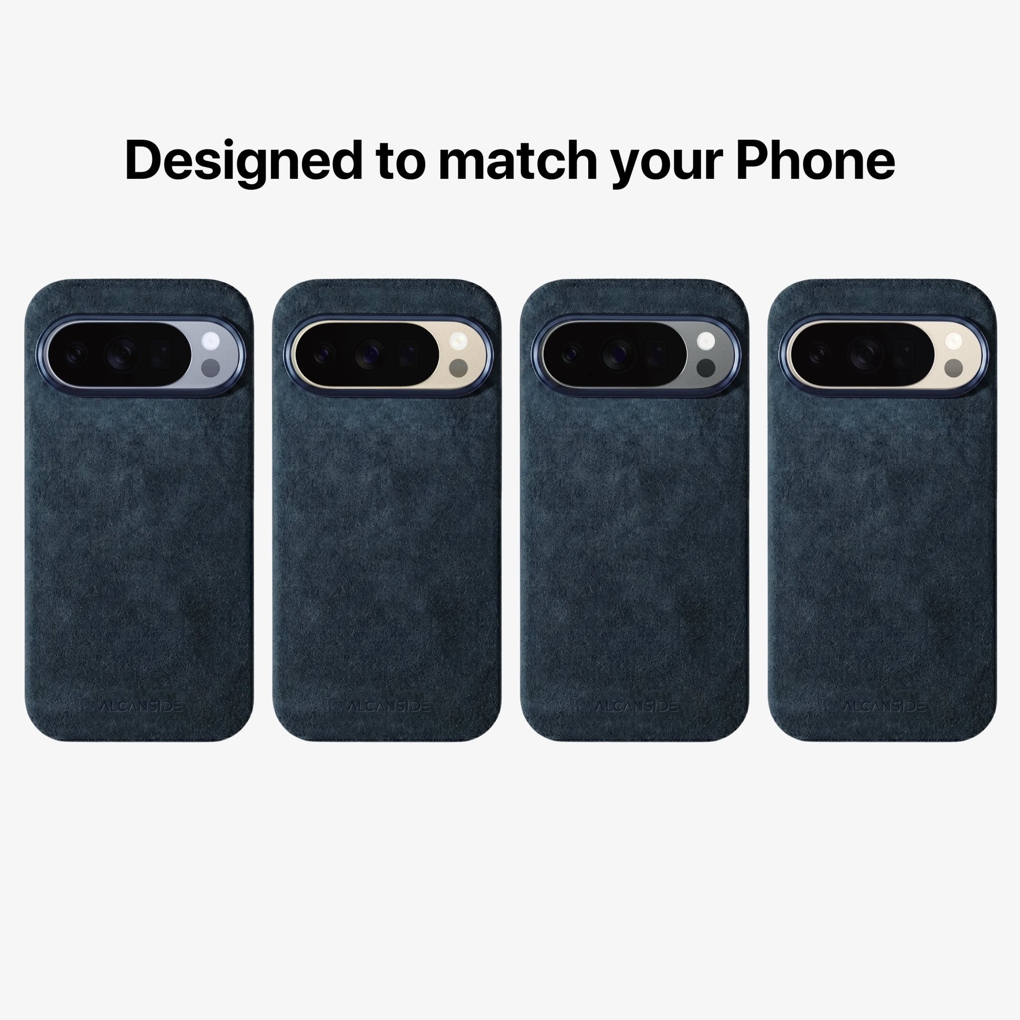 Google Pixel 10 - Alcantara Case - Navy Blue - Alcanside