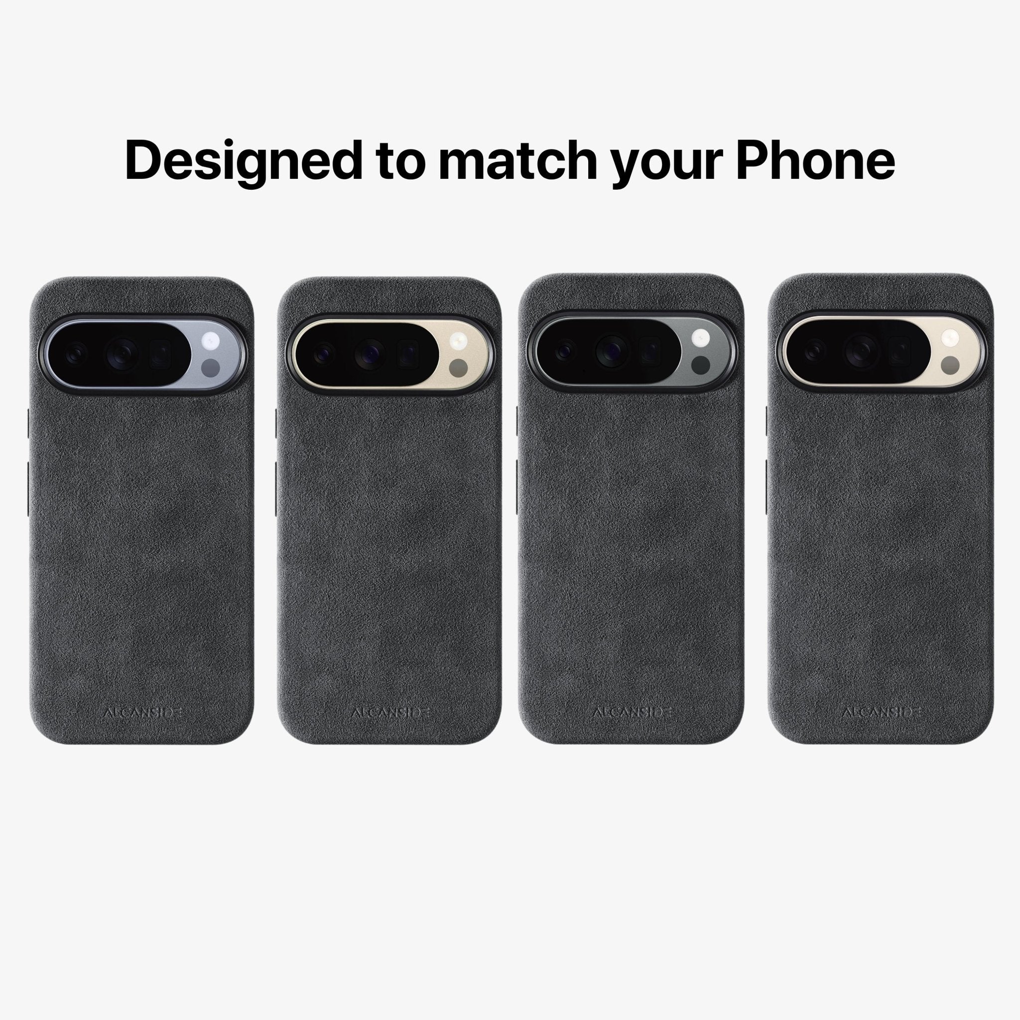Google Pixel 10 Pro - Alcantara Case - Space Grey - Alcanside