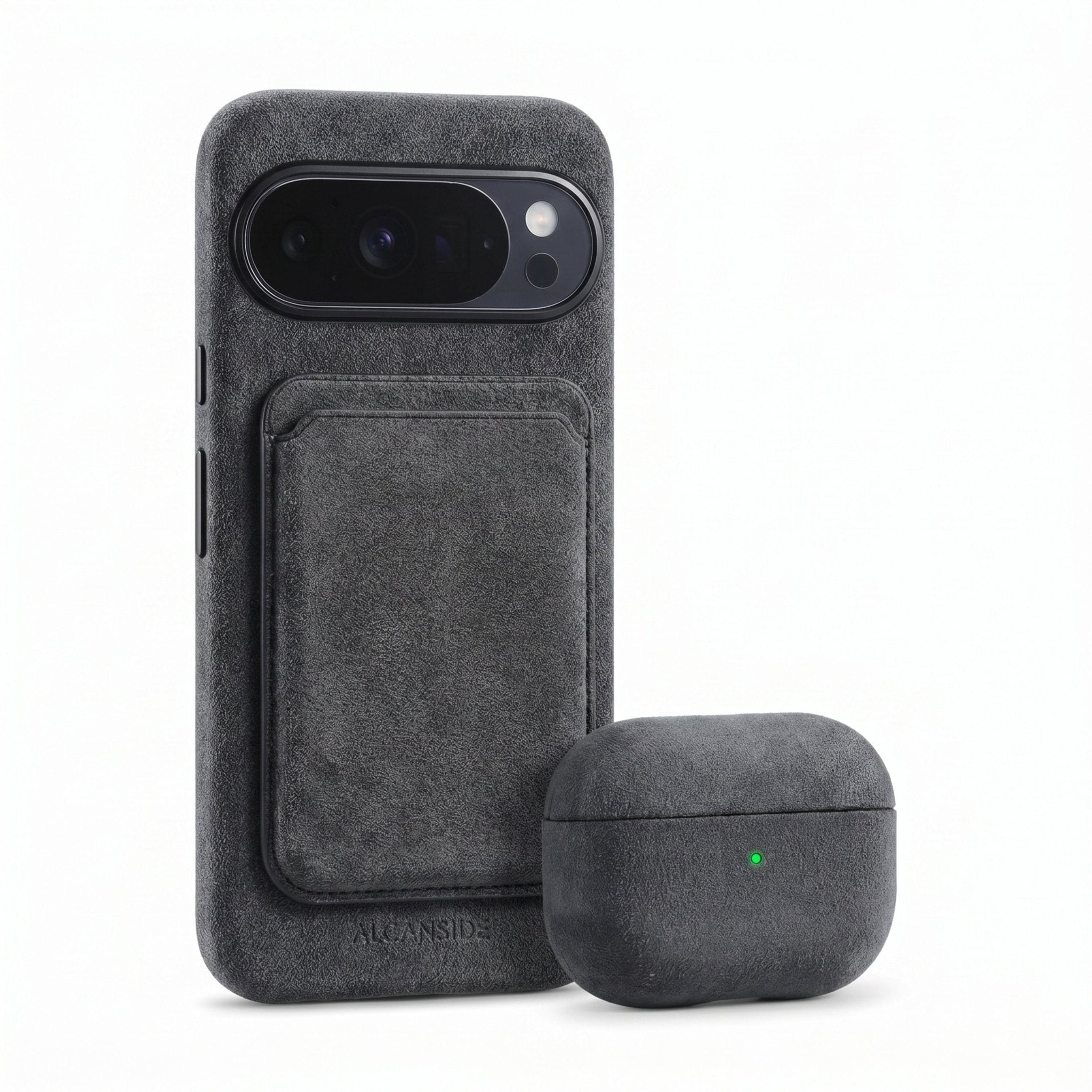 Google Pixel 10 Pro - Alcantara Case - Space Grey - Alcanside