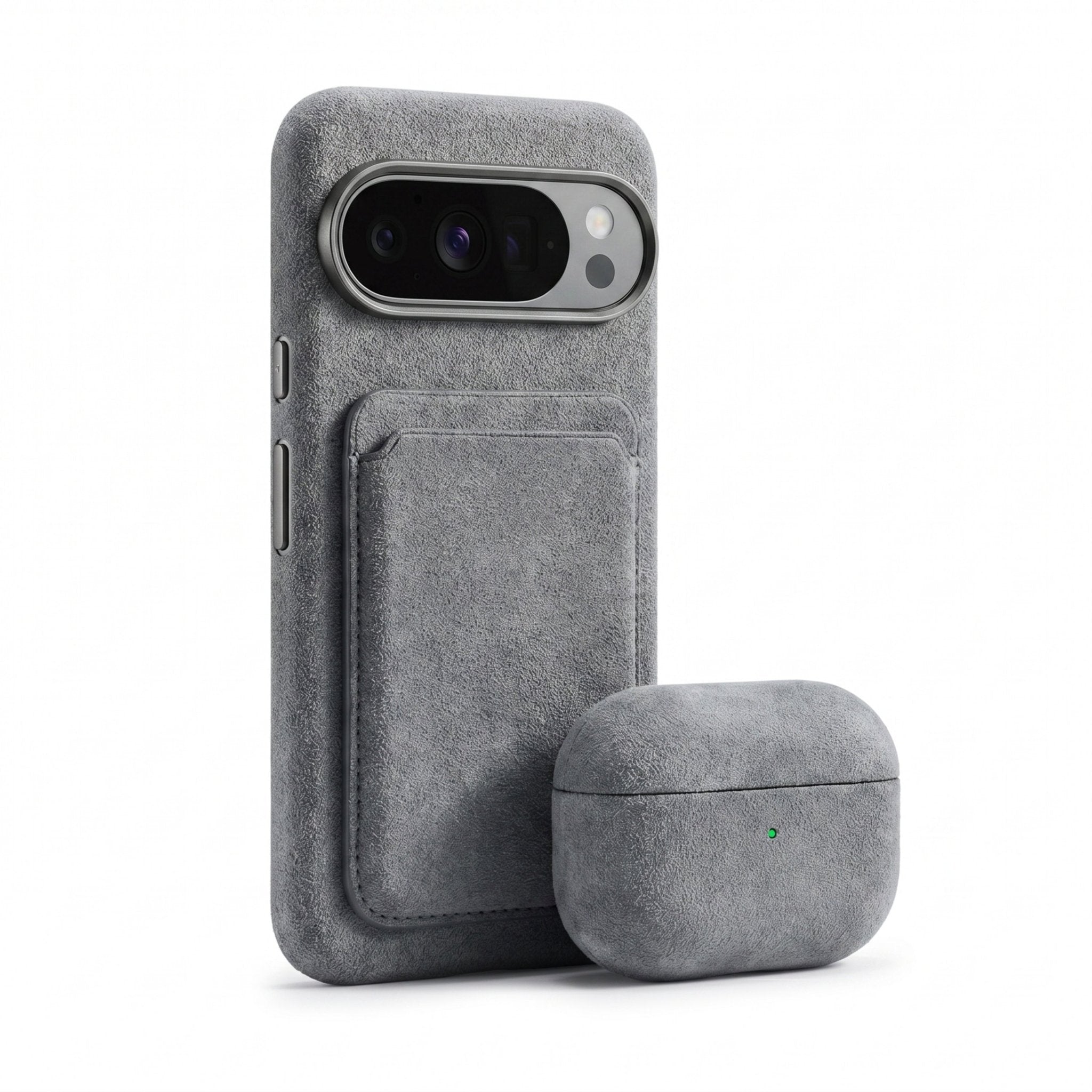 Google Pixel 10 Pro XL - Alcantara Case - Nardo Gray - Alcanside