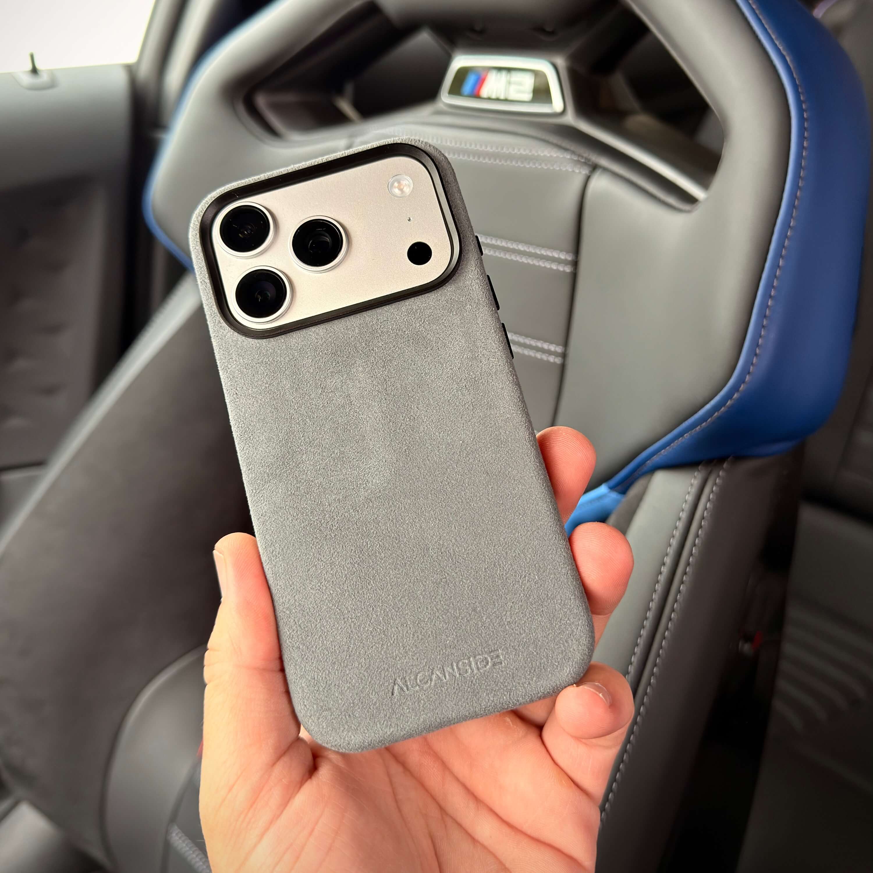 iPhone 17 Pro - Alcantara Case - Nardo Gray
