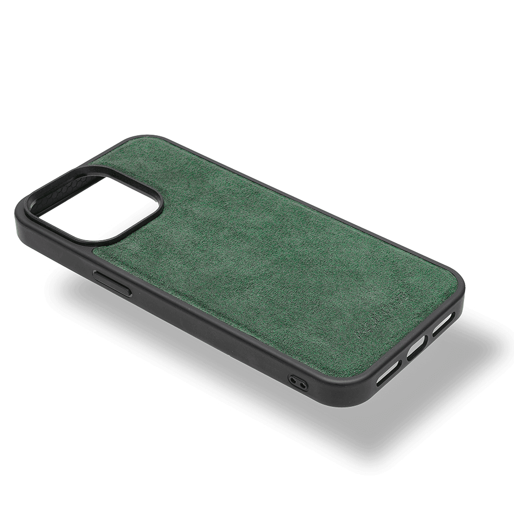 iPhone 14 Pro - Alcantara Back Cover - Midnight Green - Alcanside