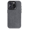 iPhone 15 Pro - Alcantara Case - Nardo Gray - Alcanside