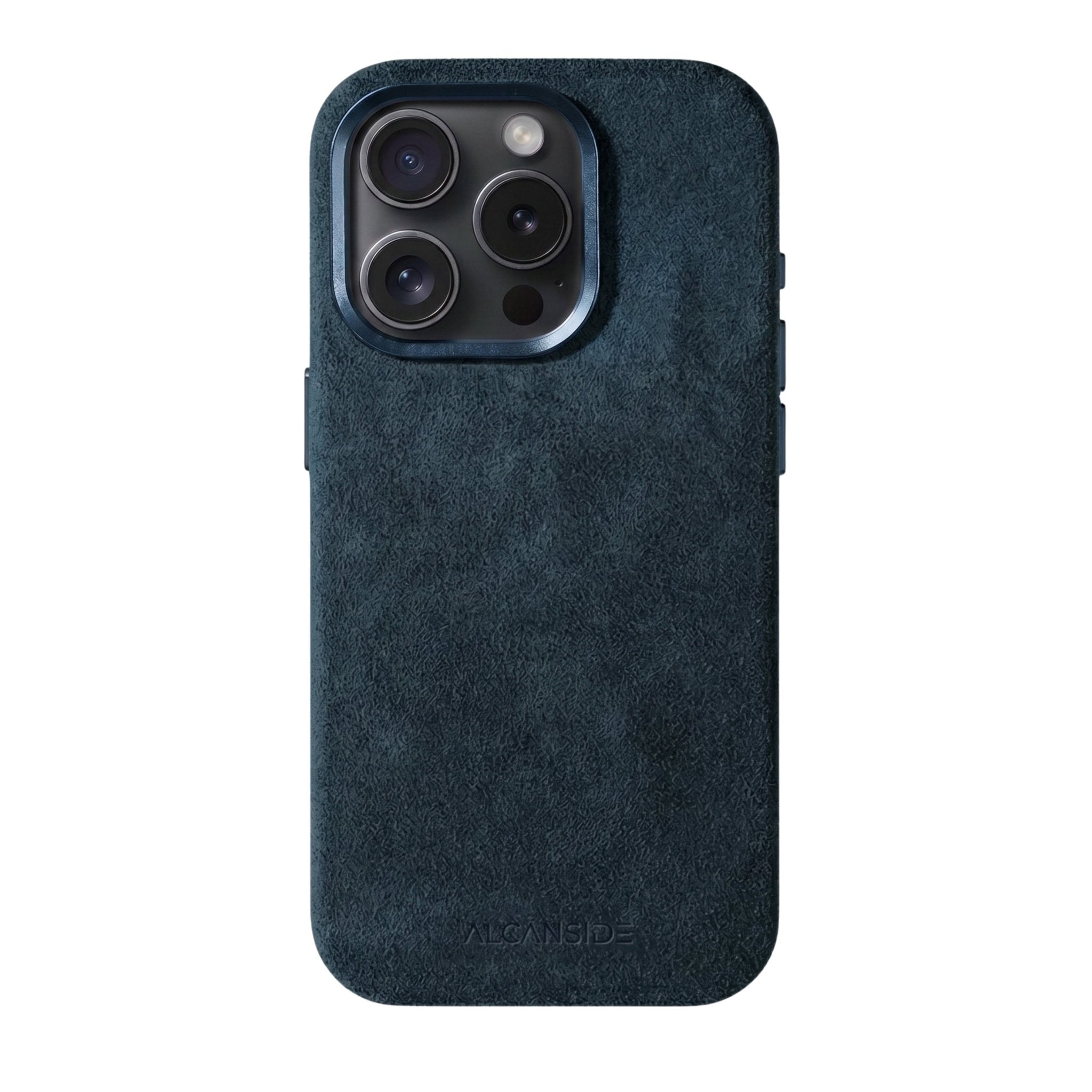 iPhone 16 Pro Max - Alcantara Case - Navy Blue - Alcanside