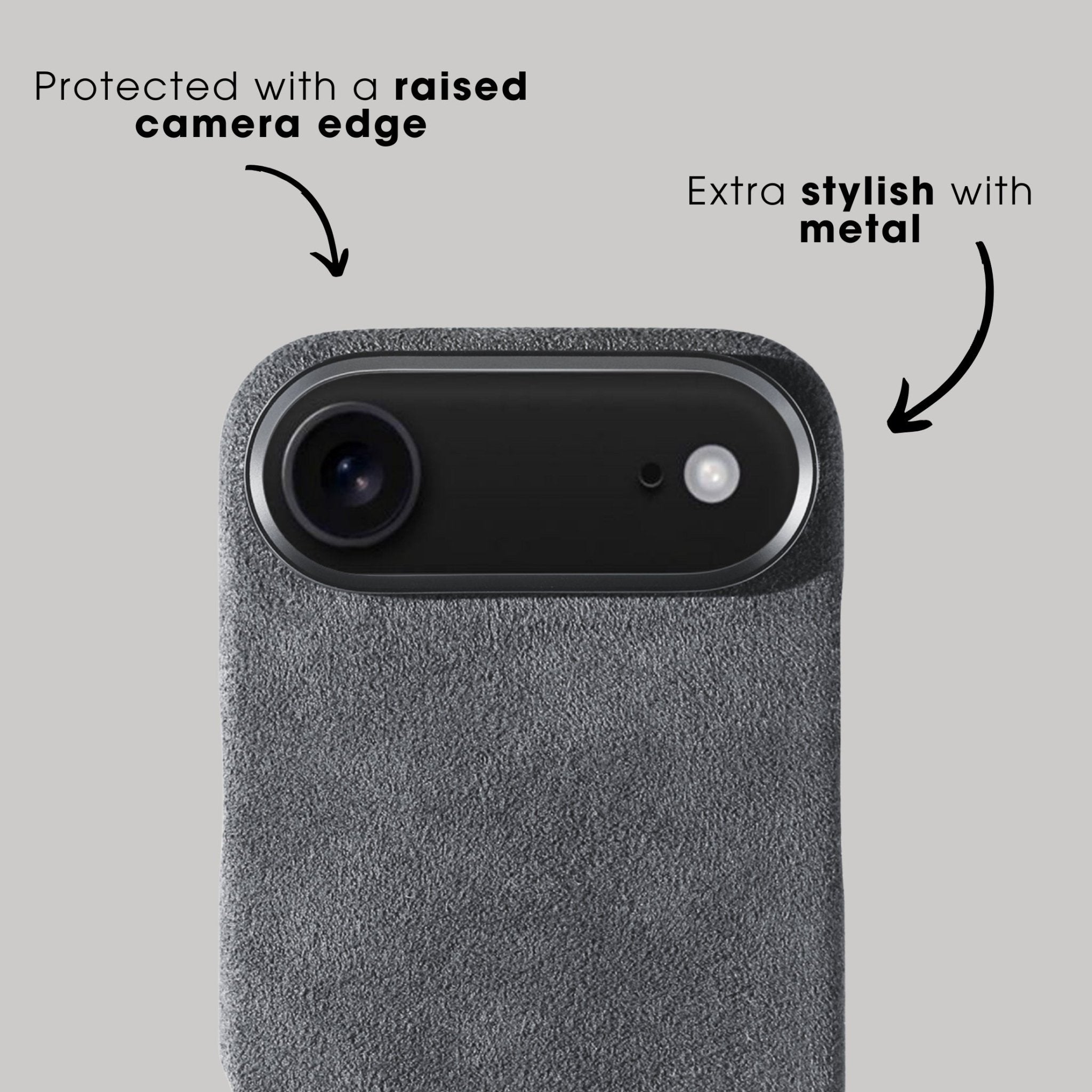 iPhone 17 Air - Alcantara Case - Nardo Gray - Alcanside