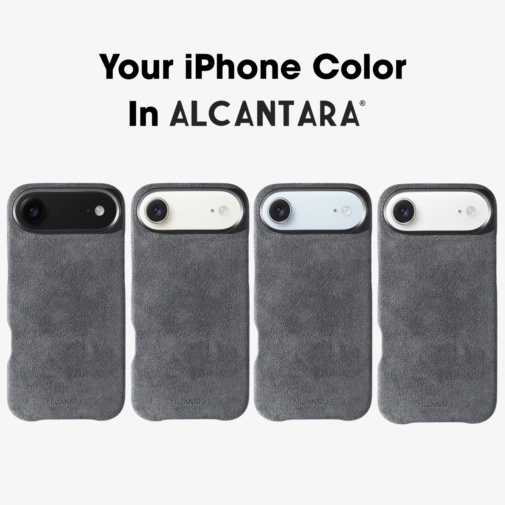 iPhone 17 Air - Alcantara Case - Nardo Gray - Alcanside
