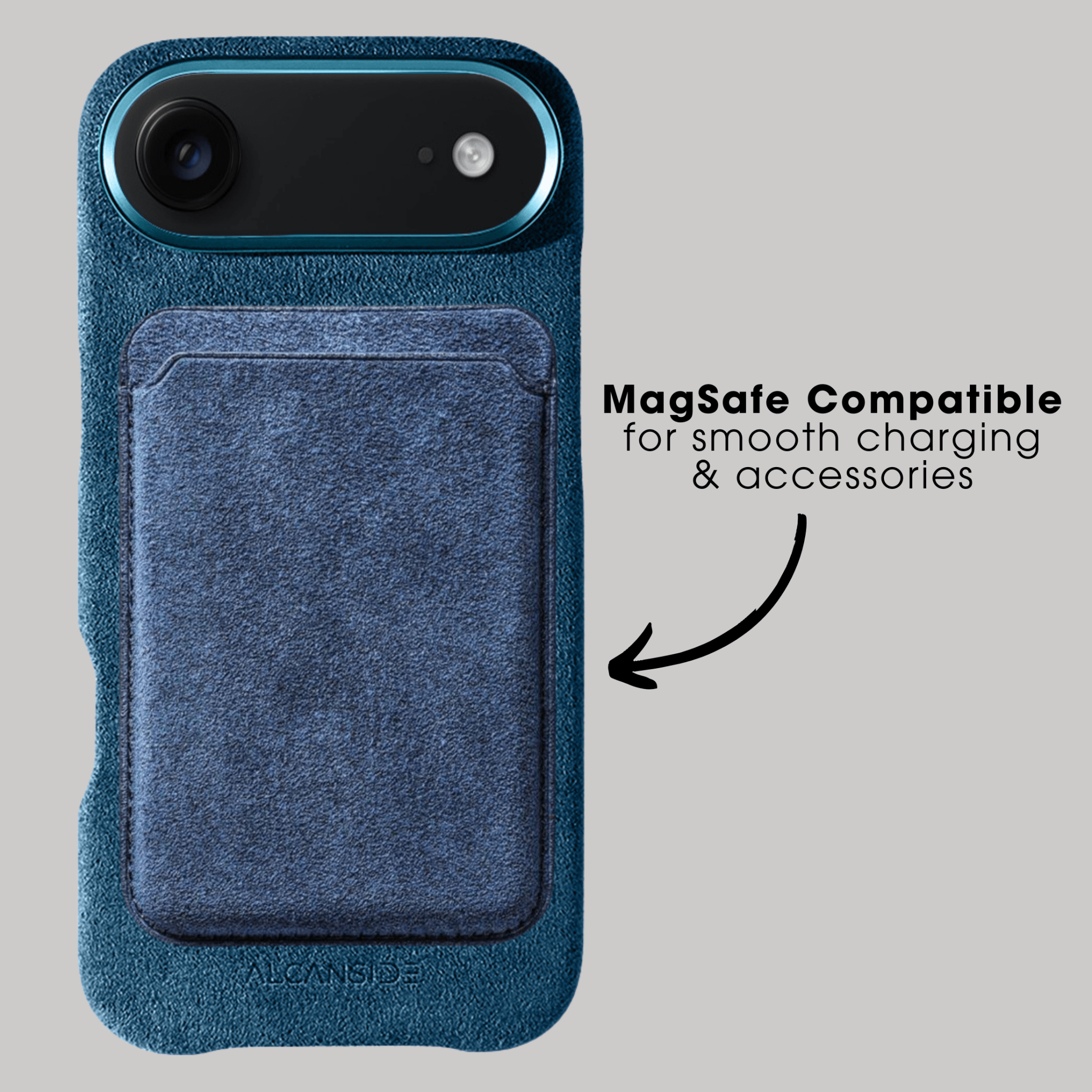 iPhone 17 Air - Alcantara Case - Ocean Blue - Alcanside