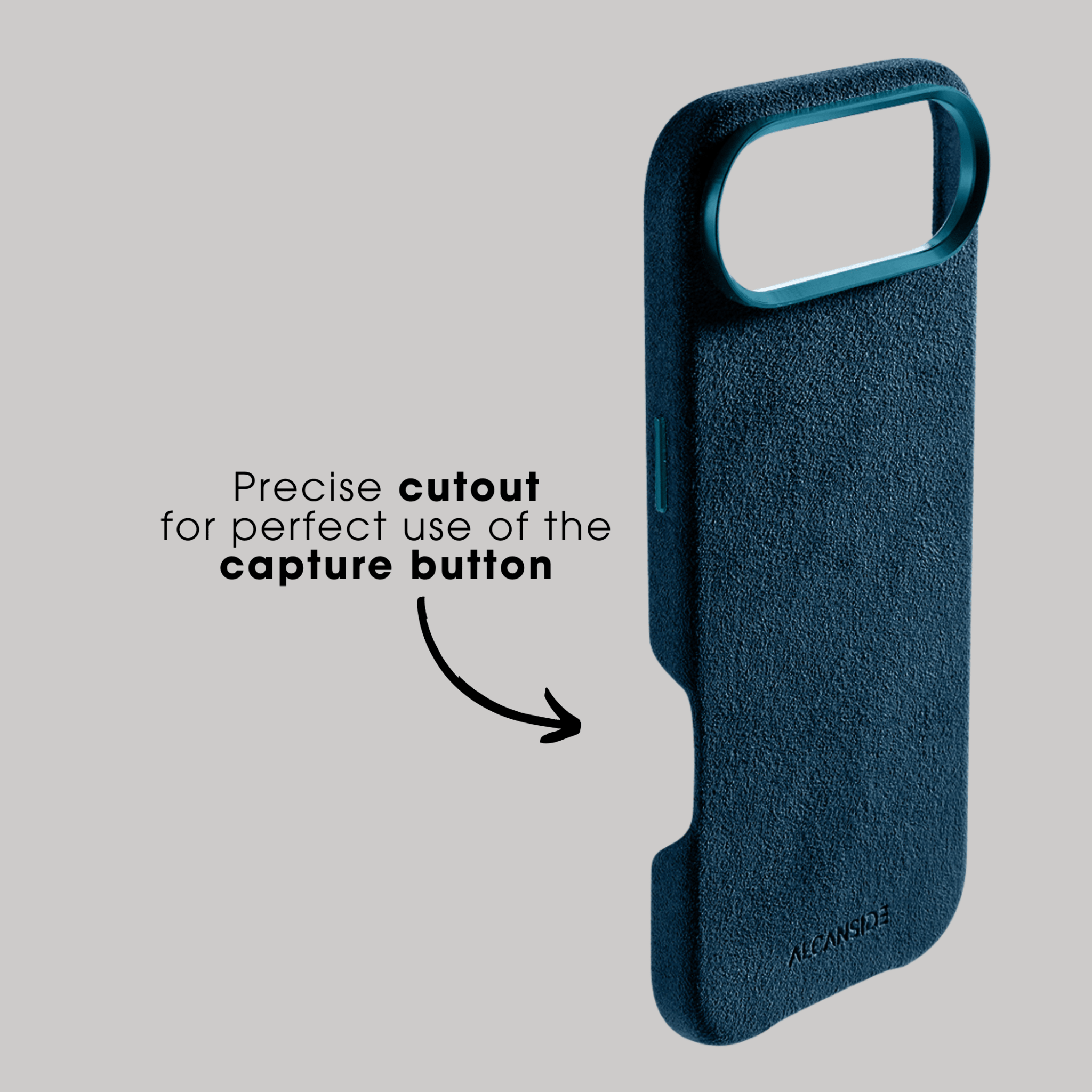 iPhone 17 Air - Alcantara Case - Ocean Blue - Alcanside