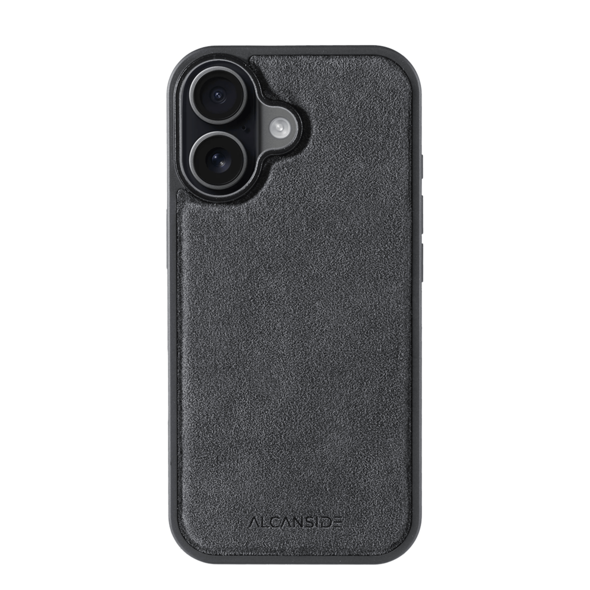 iPhone 17 - Alcantara Back Cover - Space Grey - Alcanside