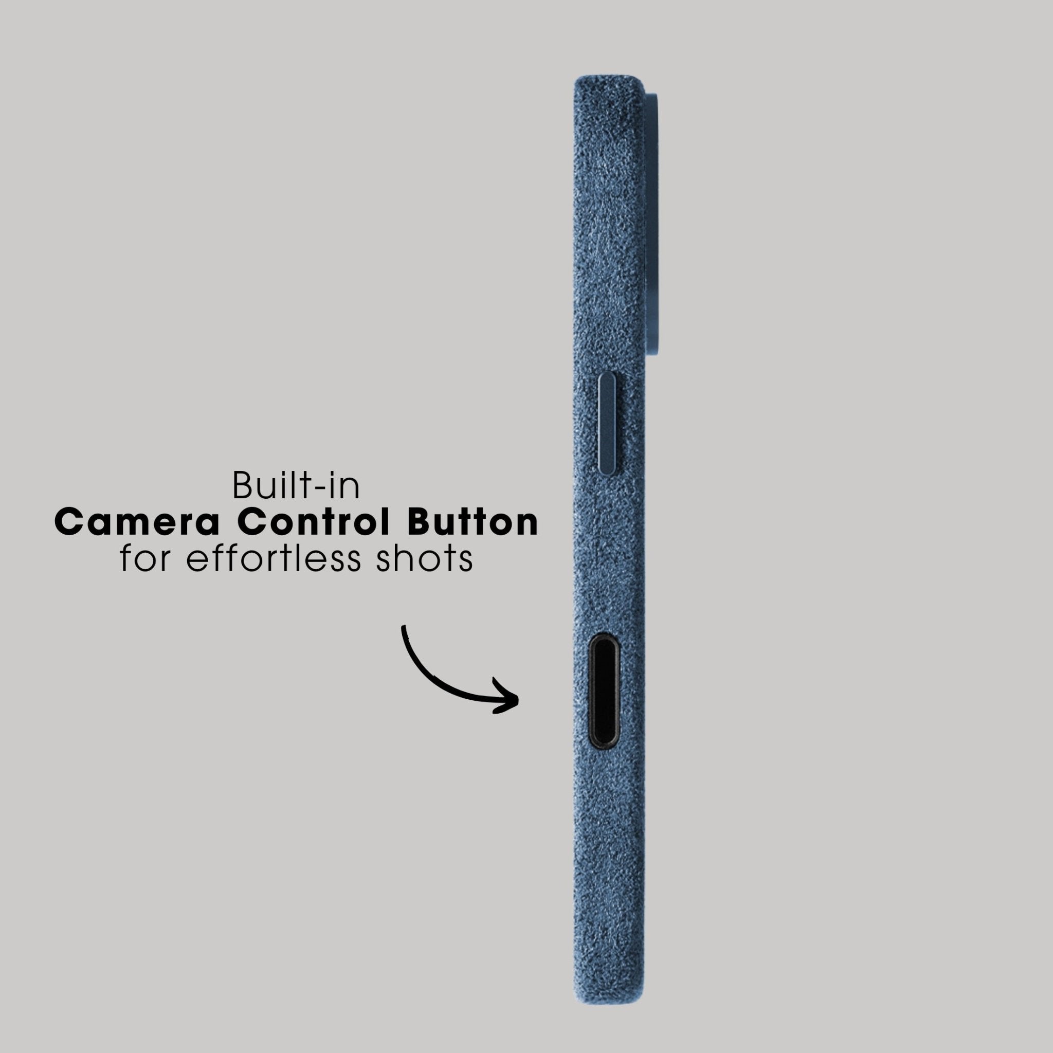 iPhone 17 - Alcantara Case - Ocean Blue - Alcanside