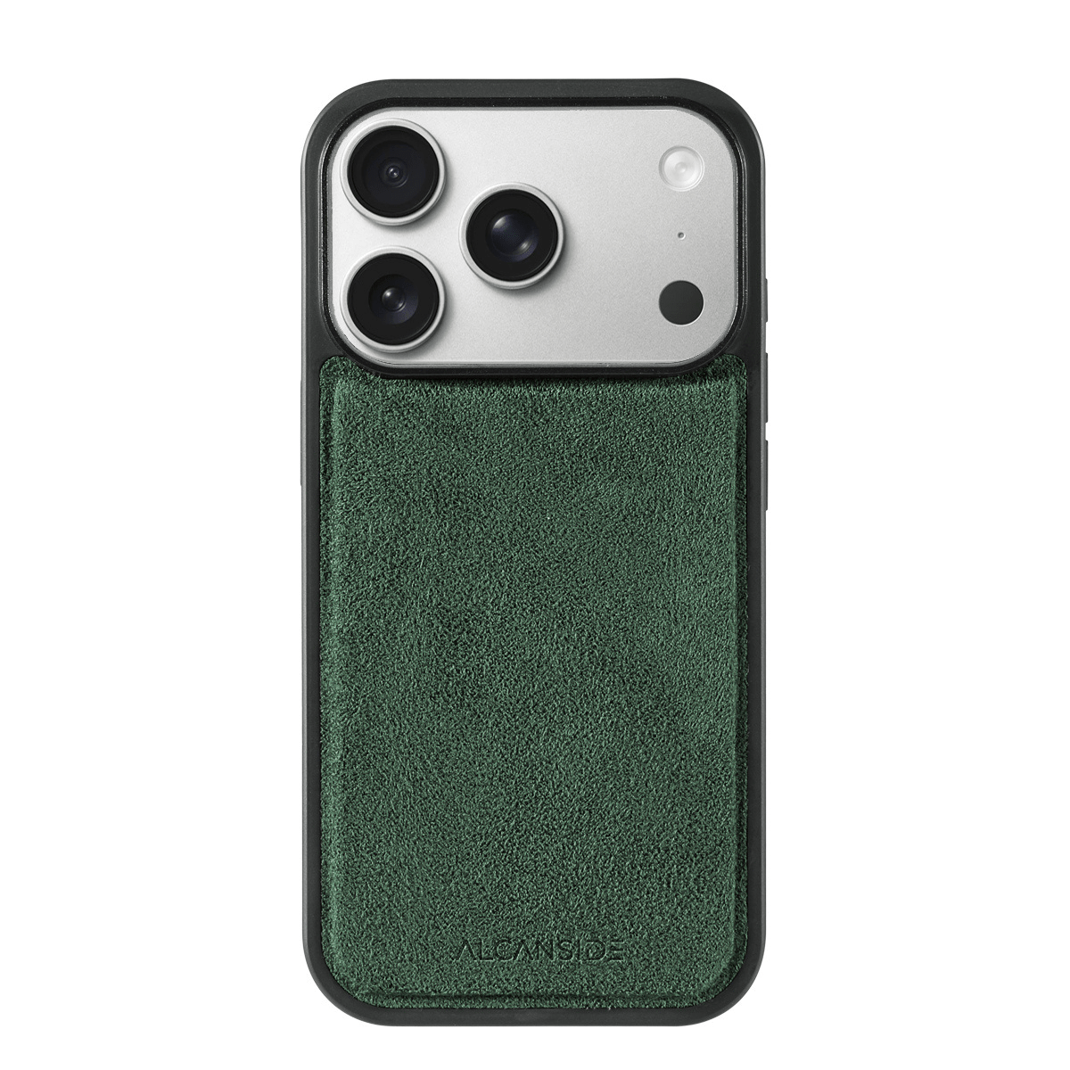 iPhone 17 Pro Max - Alcantara Back Cover - Midnight Green - Alcanside
